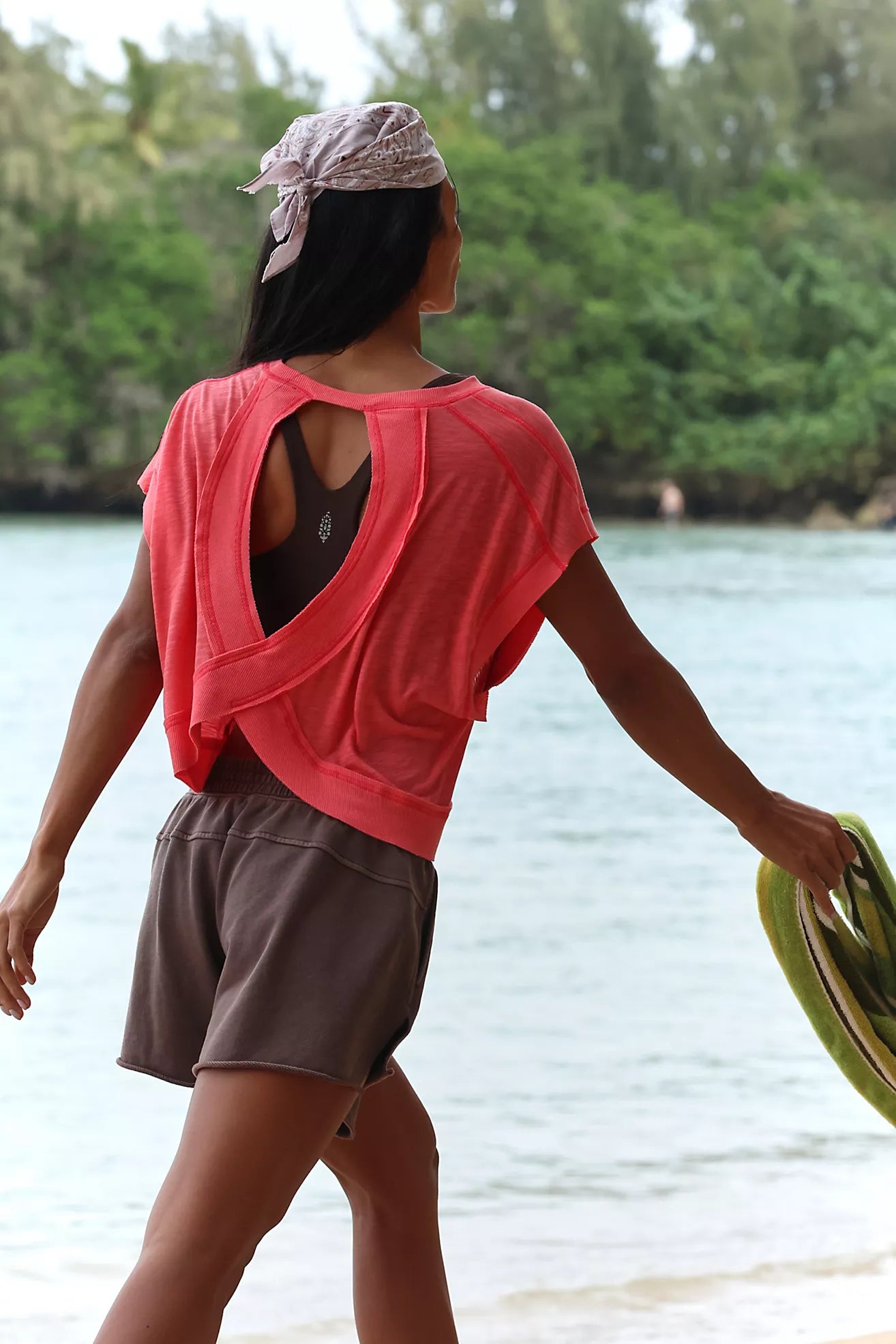 My Time Tee - Grapefruit FREE PEOPLE
