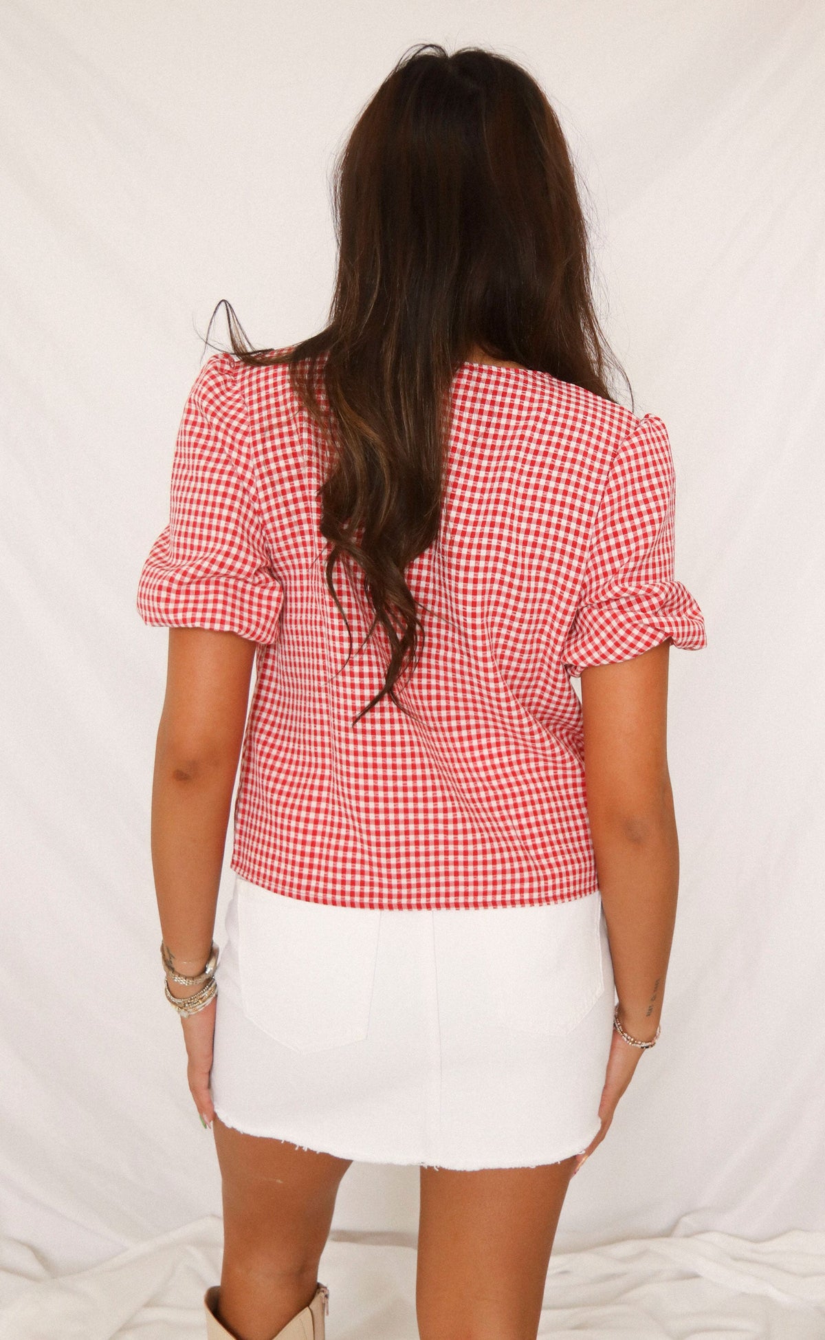 pistola: kat vintage skirt - luxe white