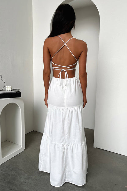 Nethia Maxi Dress - White