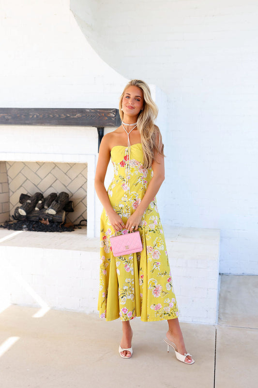 Yazmin Maxi - Chartreuse
